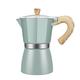 KANWANN Coffee Maker Mocha Espresso Percolator Pot Coffee Maker Moka Pot 3cup Stovetop Coffee Maker-150ml