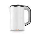 Electric Kettle 1500W Fast Boil, 1.8L Brushed Stainless Steel Kettle Cordless with Auto Shut-Off & Boil-Dry Protection, BPA-Free Material (Color : White, Size : 26cmx22cm) (Black 26cmx22cm) Full moon