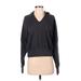 Abercrombie & Fitch Pullover Hoodie: Black Tops - Women's Size Small