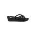 Teva Wedges: Black Shoes - Women's Size 8