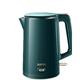 1.5L Electric Kettle, Quiet Boil and Cool Touch Tea Kettle, Cordless with Auto Shut-Off & Boil Dry Protection, 1500W Fast Boiling (Color : Green, Size : 23cmx22cmx30xcm) (Green 23cmx22cmx30 Full moon