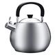 HJJ Stainless steel kettle/Stainless kettle, Thicken 304 Stainless Steel Kettle Induction Cooker Gas General Automatic Whistle 4.5L /Household whistle kettle