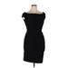 Vince Camuto Cocktail Dress - Sheath: Black Solid Dresses - Women's Size 10