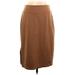Nine West Casual Skirt: Brown Tortoise Bottoms - Women's Size Large