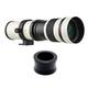 telephoto zoom lens HUIOP Camera MF Super Telephoto Zoom Lens F/8.3-16 420-800mm T2 Mount with M-mount Adapter Ring 1/4 Thread Replacement for Canon M M2 M3 M5 M6 Mark II M10 M50 M100 M200 Cameras