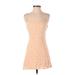 LA Hearts Casual Dress - Slip dress: Orange Floral Motif Dresses - Women's Size X-Small