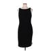 Chaps Casual Dress - Sheath: Black Solid Dresses - Women's Size X-Large