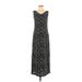 Laura Ashley Casual Dress - Maxi: Black Stars Dresses - Women's Size 4