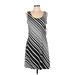 Tango Mango Casual Dress - A-Line: Black Graphic Dresses - New - Women's Size Large