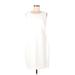 Tommy Hilfiger Casual Dress - A-Line: White Solid Dresses - Women's Size 12