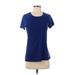 Under Armour Active T-Shirt: Blue Activewear - Women's Size Small