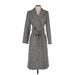 Whistles London Trenchcoat: Gray Jackets & Outerwear - Women's Size 4