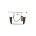 Stone Mountain Leather Tote Bag: White Color Block Bags