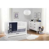 Carter's by DaVinci Colby Convertible Standard Nursery Furniture Set Wood in White/Brown | Wayfair