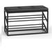 Rubbermaid Shoe Rack Bench For Entryway Bench w/ Storage, Shoe Storage Bench & Seating, Faux Entryway Bench w/ Shoe Rack Black 41" | Wayfair B1208