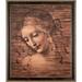 Vault W Artwork Female Head (La Scapigliata) by Leonardo Da Vinci - Wrapped Canvas Print Canvas in Brown | 27.5 H x 23.5 W x 2 D in | Wayfair