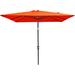 Arlmont & Co. Rectangular Patio Umbrella 6.5 Ft. X 10 Ft. w/ Tilt | Wayfair ED3BB33253BF452D97FF39360DF74BCE
