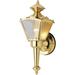 Breakwater Bay Lighting One-Light Wall Lantern, Polished Brass | Wayfair 6515F571E5554F249DC4A2D39F35800B