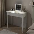 Latitude Run® Chic White Vanity Table w/ LED Lights | Wayfair D8CDEC207FAC44E1A1F655627AB33311