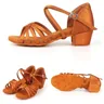 CLYFAN-Chaussures de danse latine pour filles sandales de salsa tango moderne chaussures de salle