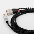 Hi-End 2.5/3.5/4.4mm 4pin XLR bilanciato HIFI auricolare cavo di aggiornamento per cuffie per