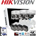 Kit telecamera IP bullet originale hikvision multilingue DS-2CD1143G0-I DS-2CD1043G2-I 4Mpx PoE IP con registratore NVR POE a 8 canali
