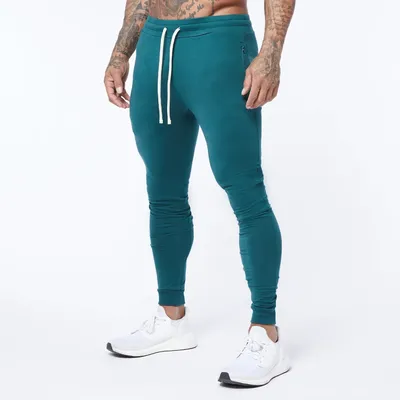 Joggers décontractés en coton pour hommes pantalons de survêtement skinny pantalons de sport