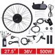 Kit de motorisation de vélo électrique 27.5 pouces roues avant 27.5 peintures