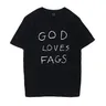 American Drama schamlosen Gott liebt Fags Männer und Frauen kurz ärmel ige Baumwolle T-Shirt