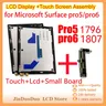 Original Für Microsoft Oberfläche Pro5 1796 LCD Display Touchscreen Digitizer Für Microsoft