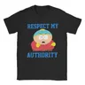 T-Shirt da uomo Southparks rispetto My Authority Eric Funny T-Shirt in puro cotone magliette a
