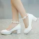 Hot Girls Chaussures à talons hauts pour enfants sandales princesse pour enfants fleurs de mode