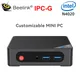 IPC-G-Mini PC Intel Celeron N4020 sans ventilateur personnalisable SSD DDR4 jusqu'à 2.8GHz 2 * LAN