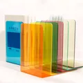 Serre-livres en acrylique transparent pour étagères serre-livres RapDuty évaluation de bureau