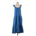 Xirena Casual Dress - DropWaist: Blue Dresses - Women's Size X-Small