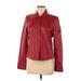 Siena Studio Leather Jacket: Red Jackets & Outerwear - Women's Size 8