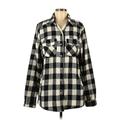 Bluivy Jacket: Black Checkered/Gingham Jackets & Outerwear - Women's Size Medium