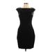 Cynthia Steffe Casual Dress - Bodycon: Black Solid Dresses - Women's Size 10