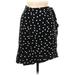 ASOS Casual Skirt: Black Polka Dots Bottoms - Women's Size 6