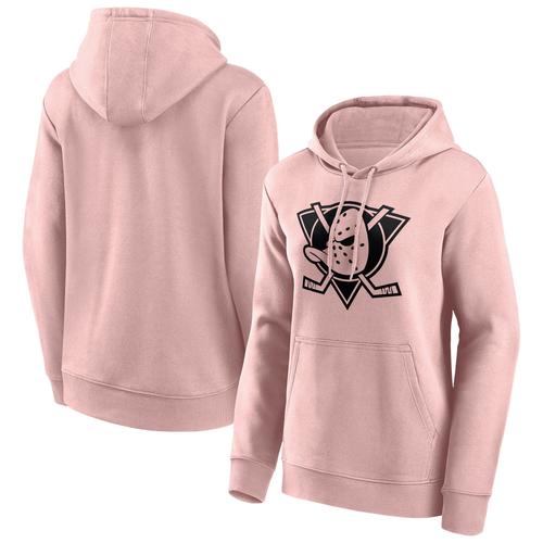 Anaheim Ducks Fashion Colour Logo Hoodie - Pink Womens