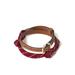 Wrap-around Leather Bracelet - Pink - Miu Miu Bracelets