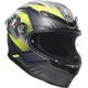 AGV K-6 S Excite Casque, gris-jaune, taille 2XL