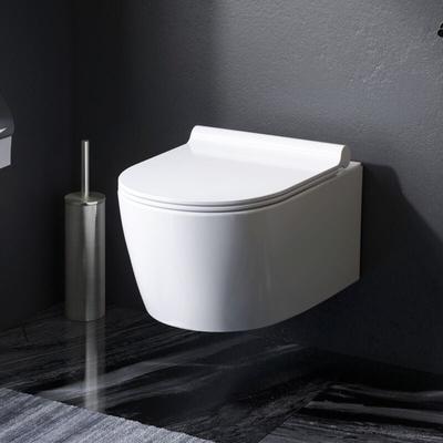 Spülrandloses wc Toilette für Gäste-WC Hänge-WC FlashClean aus Keramik Wand-WC CXB1700SC X-Joy s