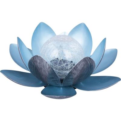 Led Solarleuchte Seerose silber mit Glaskugel Außen-Dekolampen - Trendline Image