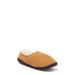 Corduroy Slipper With Faux Shearling Lining