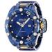 Renewed Invicta Reserve Flying Fox Automatic Men's Watch - 52.5mm Dark Blue Gold (AIC-37046)