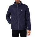 Armani Exchange Herren Lightweight Zip-up Hooded Jacket Windbreaker, Navy Blazer, M