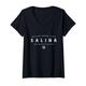 Damen Salina Kansas - Salina KS T-Shirt mit V-Ausschnitt