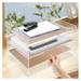 Paper Letter Tray Organizer 3 Tier Clear Desk File Organizer with Bottom Handle Paper Sorter Organizer for Letter/A4 Office Organization 13.8 * 10 * 8in