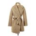 Dolce Vita Wool Coat: Tan Jackets & Outerwear - Women's Size Medium